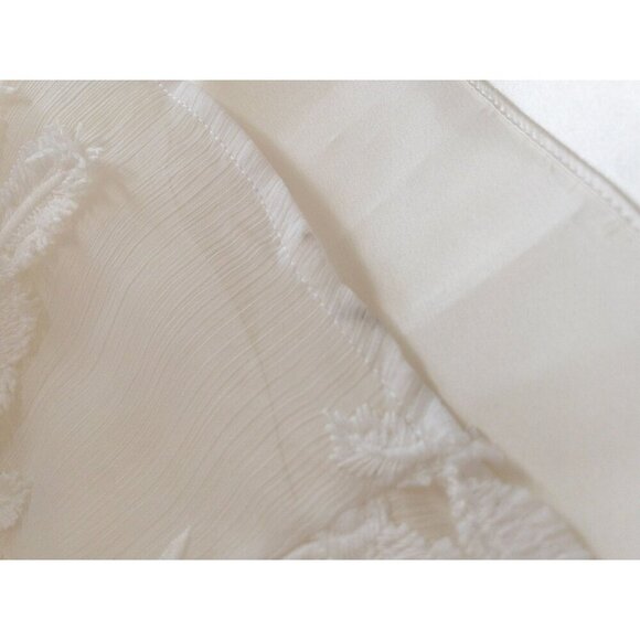 Badgley Mischka Embroidered Halter Wedding Dress - Ivory Sleeveless Gown With Fl - Picture 11 of 14